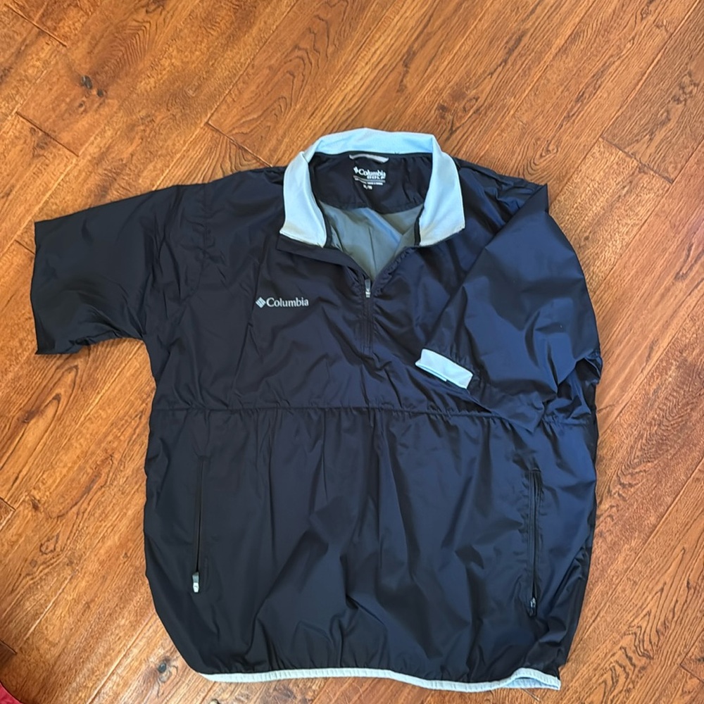 Columbia Men's Big Shot Golf Wind Pullover (black)